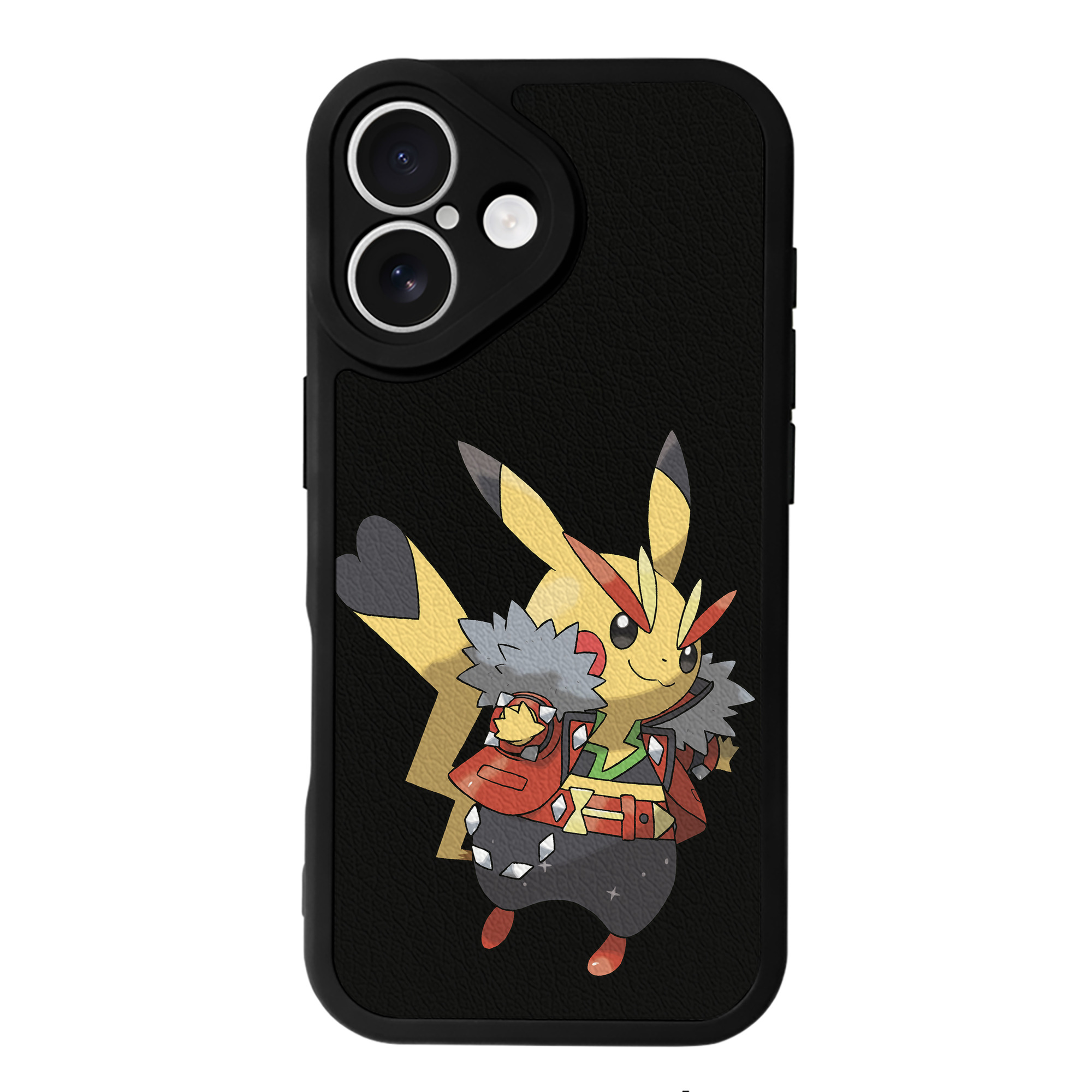 （画像用） ポケットモンスター Pokémon 【iPhone 16シリーズ対応】シリコンスマホケース（レザー調） 材質：シリコン